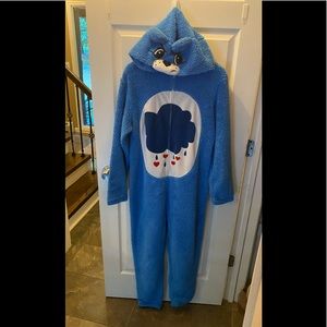 Unisex Care bear costume onesie zip up